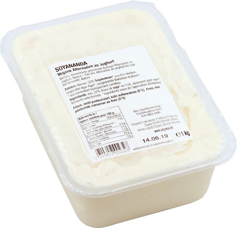 Soyananda nature Alternative zu Jogurt, Schweizer Bio-Verordnung